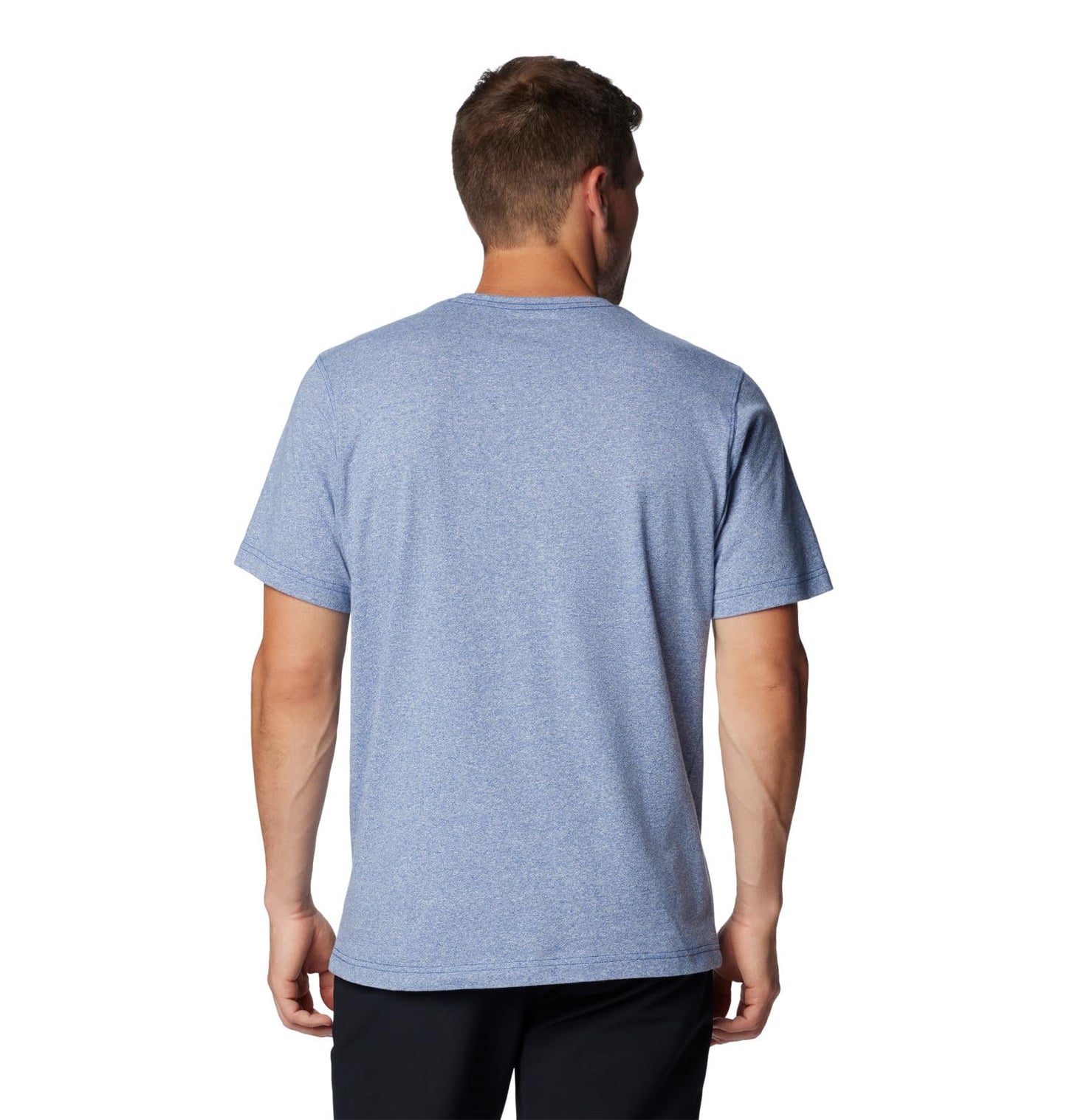 Columbia Men's Thistletown Hills Short Sleeve, Mountain Blue Heather, X-Large Tall