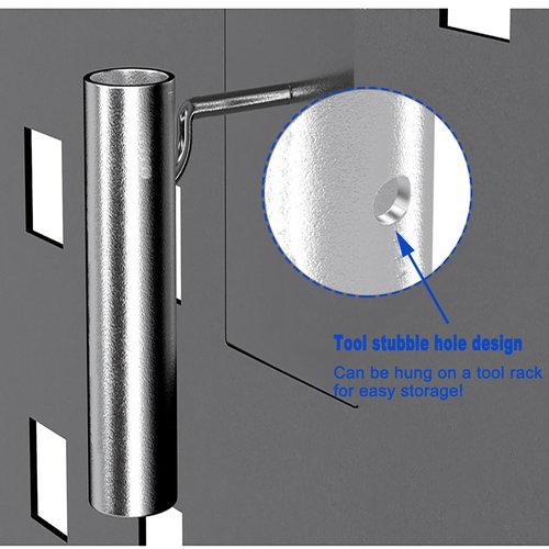 LIFTATAPA Bike Fork Crown Race Setting Tool, 3PCS Bicycle Fork Nut Setting Installer, Aluminum Alloy Bicycle Repairing Front Fork Setter Kit for 28.6mm Outside Diameter Front Fork