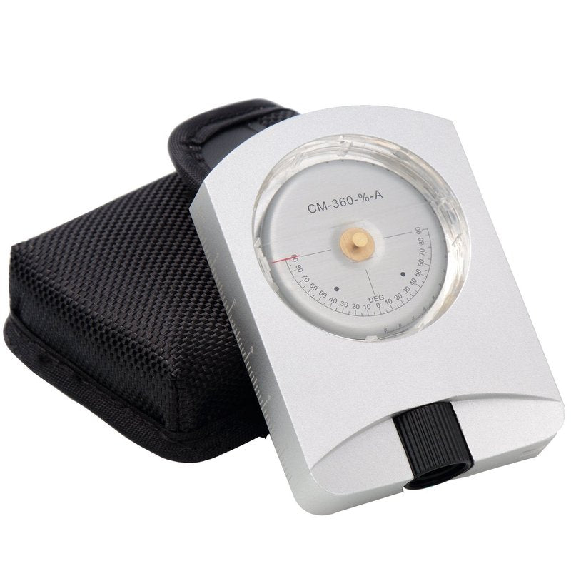 Professional Mini Altimeter Aluminum Sighting Clinometer Slope/Height Measurement Tilt Level Meter Angle Finder Clinometer Gauge Measurement Tool