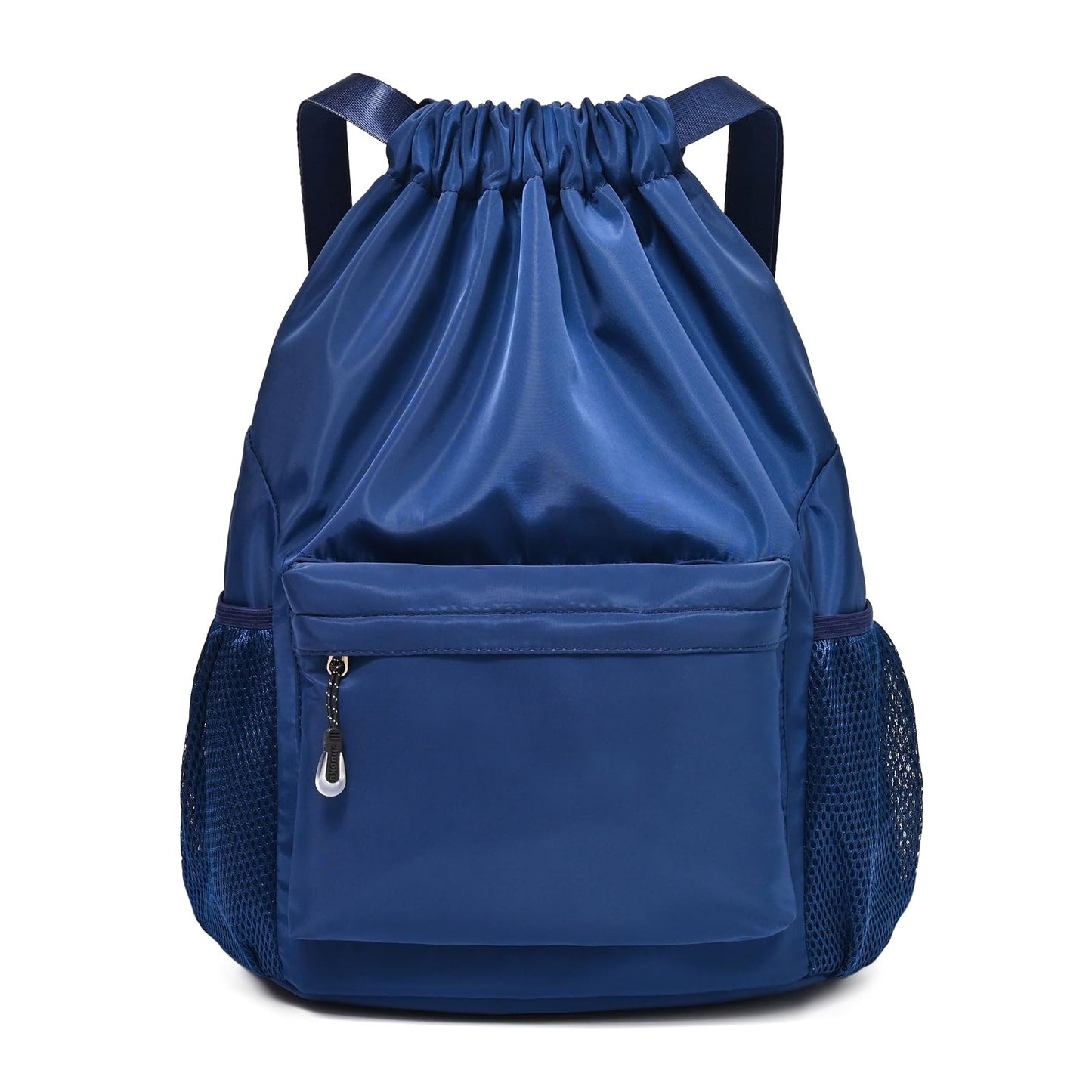 LOKAPEGY Yellow Drawstring Backpack for Women, Waterproof Drawstring Gym Bag for Men, Small Cinch Sack for Basketball, Pull String Sport Bag for Soccer.