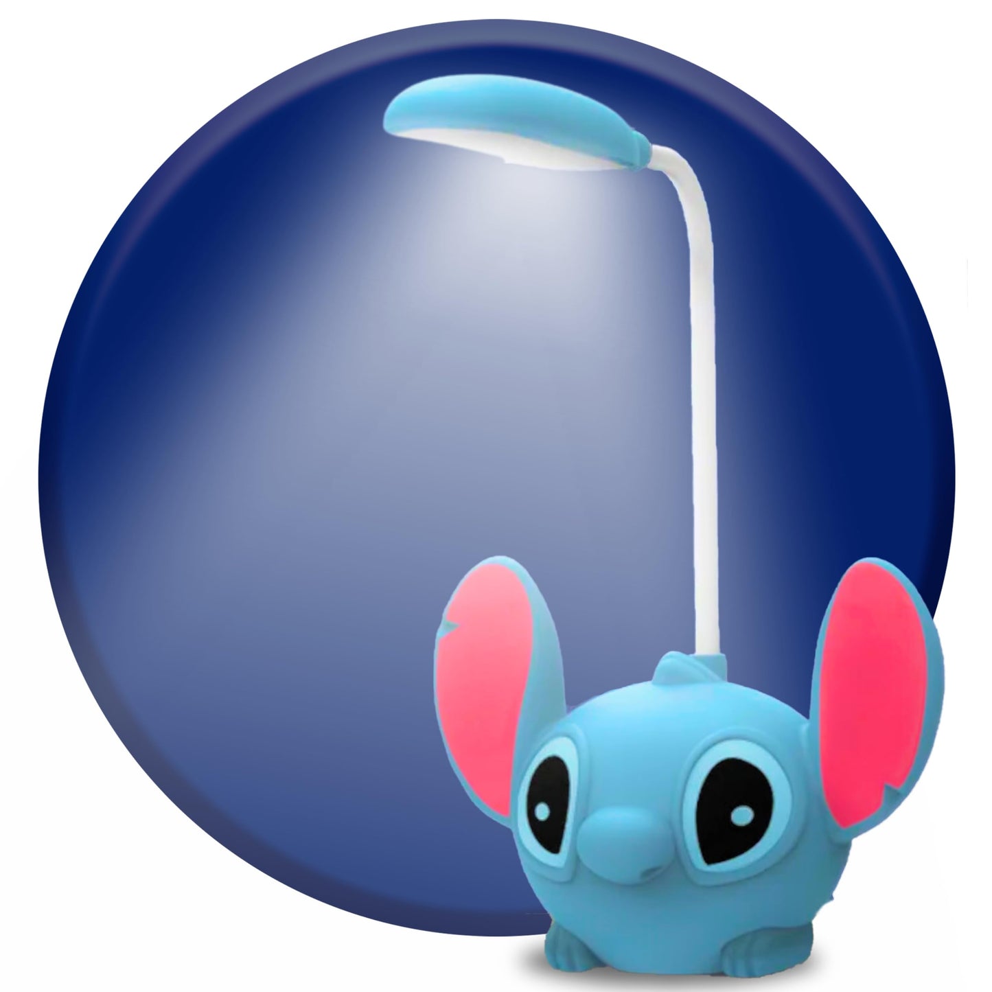 BOGAZNET Blue Cartoon Kids Desk Lamp – Night Table Light Cartoon Figural Cute Table Lamp for Kids Bedroom Light for Bedrooms Boys Room Decor Birthday Gift