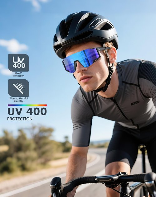 KALIYADI Sunglasses-Men Sports Mens-Sunglasses Women: Running Sun Glasses with UV400 Protection for Cycling Golf Fishing