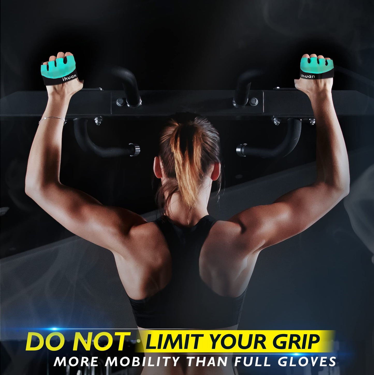 ihuan New Weight Lifting Gym Workout Gloves Men & Women, Great for Weightlifting, Exercise, Training, Fitness
