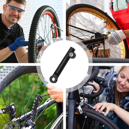 Fuzdaycu 4 Pieces Bikes Fenders Support Frame, Adjustable Bike Front Fork Holder Bikes Fenders Parts, Modification Extension Sleeve, Cycling Repair Parts Fork Mounting Adapter for Mountain Bike
