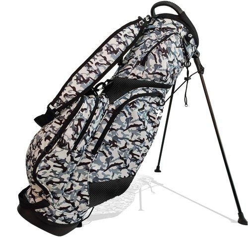 Lightweight Waterproof Golf Cart Bag with Portable Handle – Durable Golf Club Organizer with Multiple Pockets for Men & Women (Urban Camouflage)