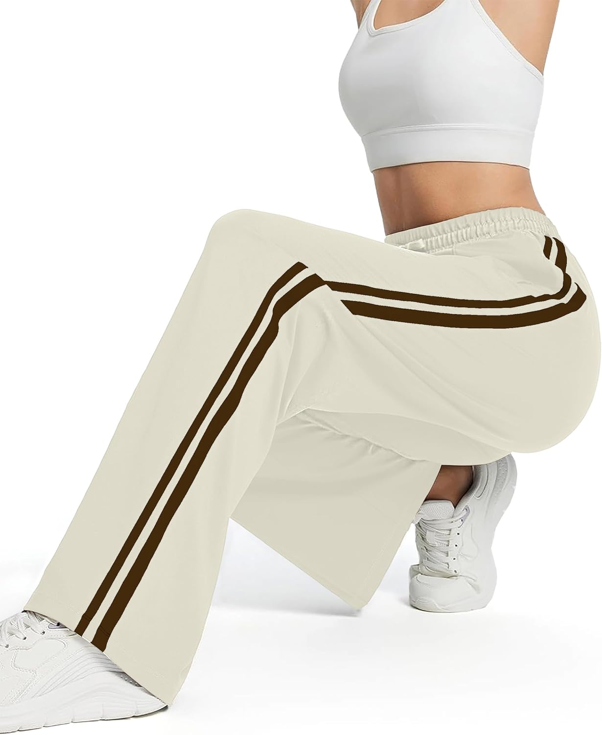 Tapata Women's Track Pants - Loose Straight Leg Jogging Sweatpants for Athletic Comfort | Multiple Inseam Sizes