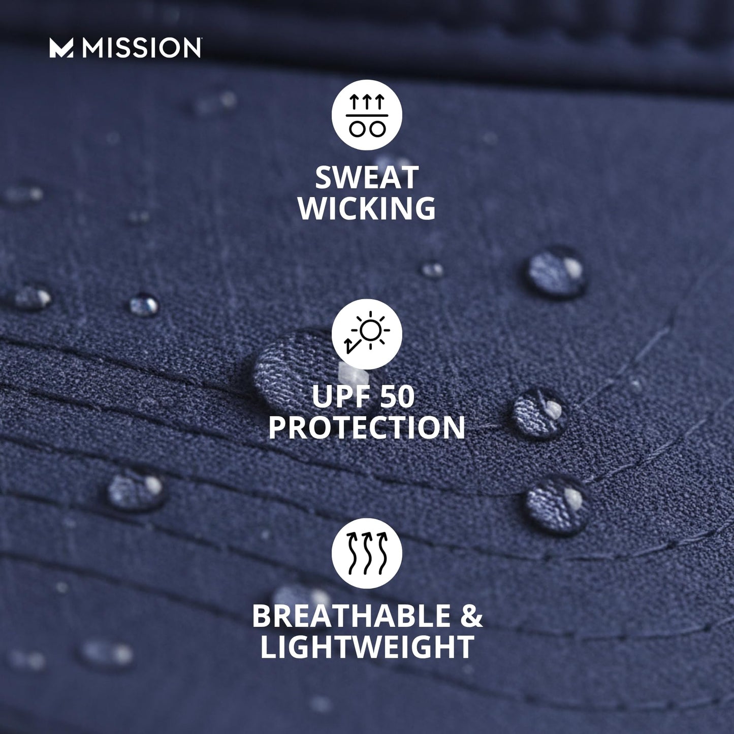 MISSION Cooling UPF Performance Hat - Sweat & Water Activated Technology (Classic Camo Safari)