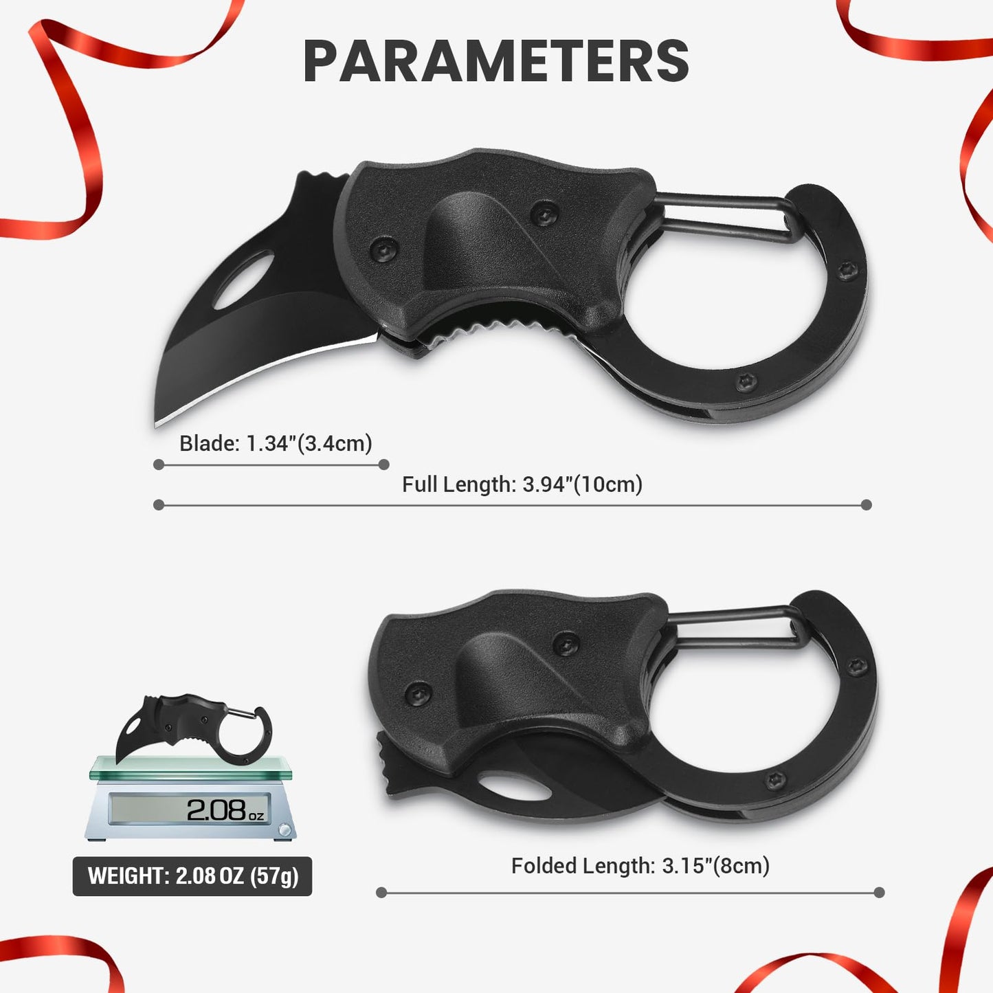 FUNBRO Small Pocket Knife Fathers Day Dad Gifts for Men from Daughter Wife Son, EDC Knives Birthday & Christmas Gifts for Him, Mens Stocking Stuffers Gifts Idea for Boyfriend Husband Grandpa