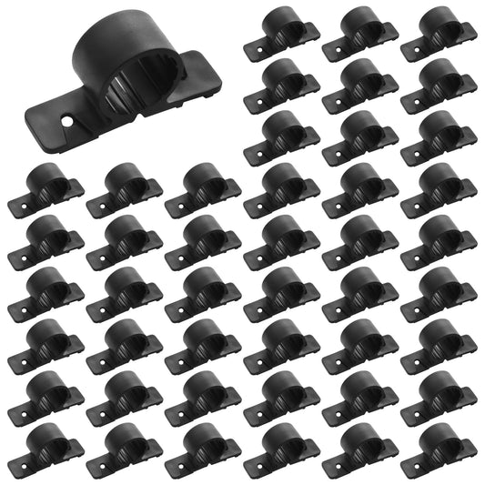 50 Pack 1/2 Inch Pipe Clamps Pex Clamp Heavy-Duty Bulk Pipe Supports Suspension Clamp Pex Clamps for Pex, Copper, CPVC (1/2inch)