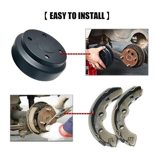 Golf Cart Brake Drums Kit with Brake Shoes & Springs for Club Car, Rear Brake Repair Kit Fit for 1995-up DS 2004-up Precedent Gas & Electric,Replace 101791101/101823201/101816301(18pcs)
