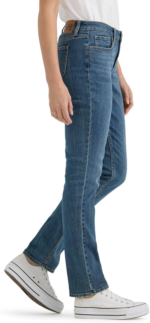 Lee Women's Legendary Jeans - Mid Rise Straight Leg Design for Ultimate Comfort & Style