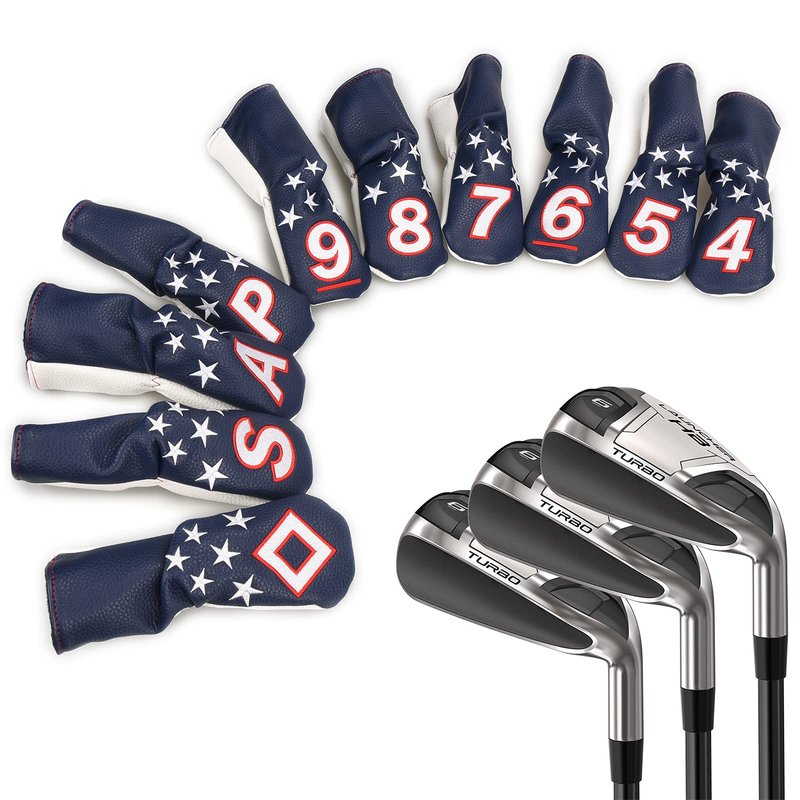 Craftsman Golf Blue and White Stars Hybrid Iron Head Covers (Not Custom)