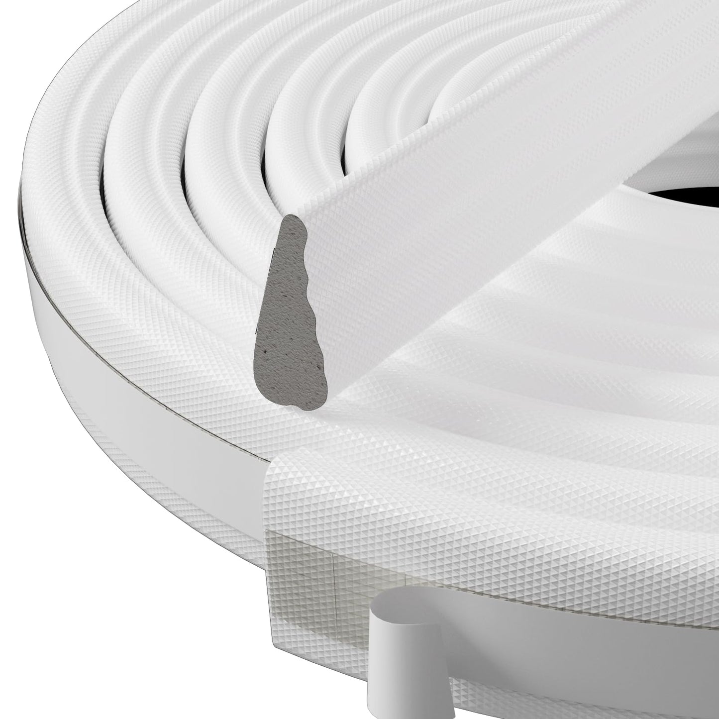 Weather Stripping Seal Strip for Door/Window, 118 inch Wedge-Shape Foam Seal Strip, Soundproofing, Insulation Tape Strip for Door Frame, Noise Cancelling Inserts, Door Gap Filler Light Blocker