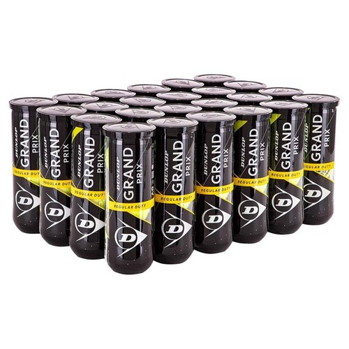 DUNLOP Grand Prix Regular Duty All-Court Tennis Balls - 3 Ball Can (4 Cans)