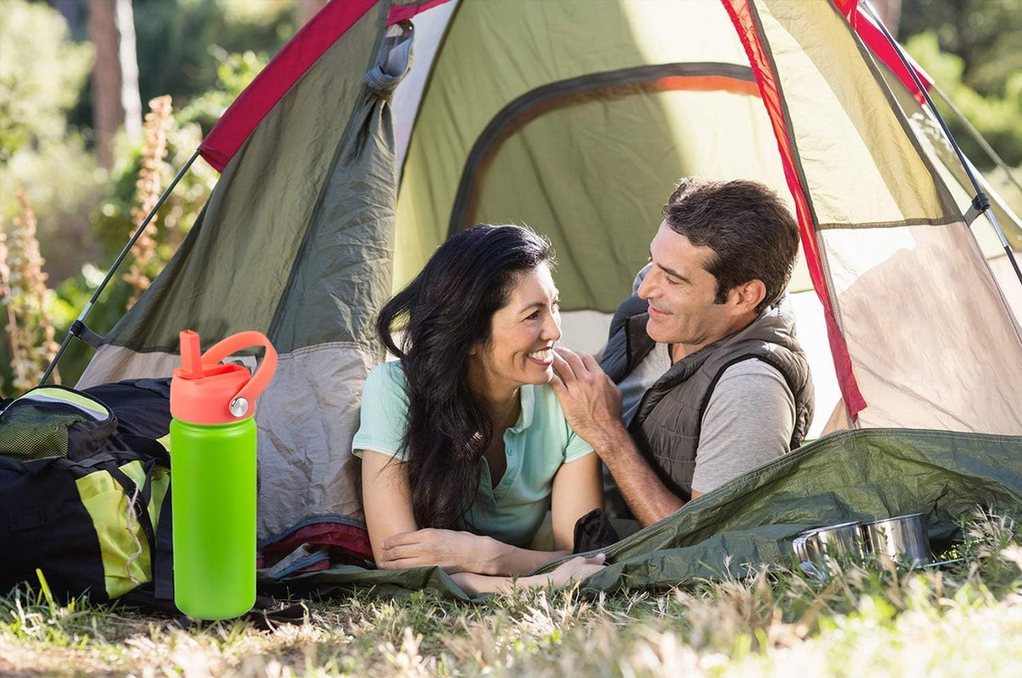 Regine Switzerland Straw Lid for Hydro Flask - Flexible Handle & Straws - Replacement Cap for 32/40 oz