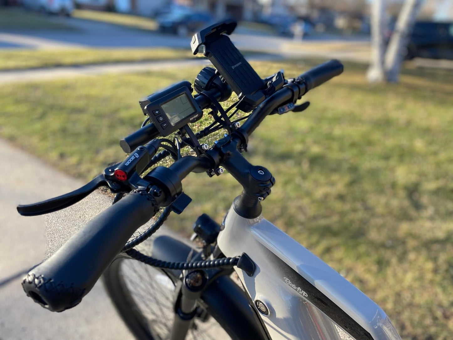 Boenoea Bike Riser Handlebar 25.4/31.8mm Length 620mm Aluminum Alloy Riser Bar(50mm 90mm 120mm), Black