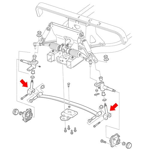 10L0L King Pin Repair Kit for Club Car Precedent/Onward/Tempo 2004-up Gas Electric Golf Cart, Replace OEM 102287201 103638601 103638801
