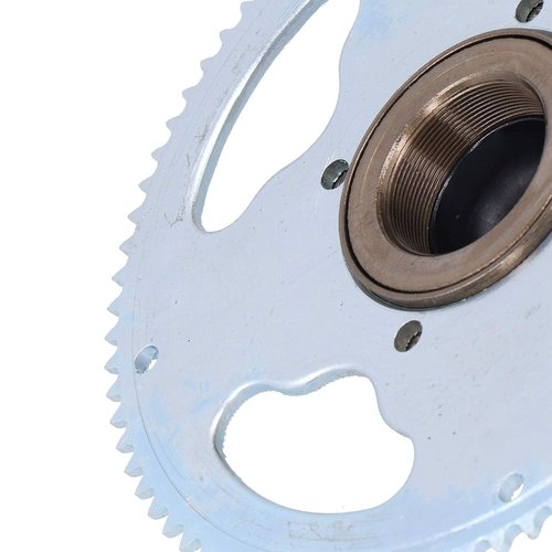 Freewheel Sprocket, Durable 80 Teeth Crankset for E-Bike Conversion, 25H Hub Compatible Connector Accessory for Cyclists Electric Bike Modifications