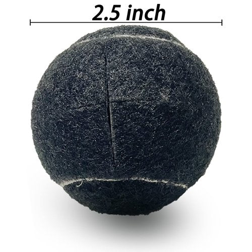 Tennis Balls for Walkers 4 Pack, RMASCOV Precut Tennis Balls for Walkers,Walker Balls Tennis Ball for Chair Legs (Black)