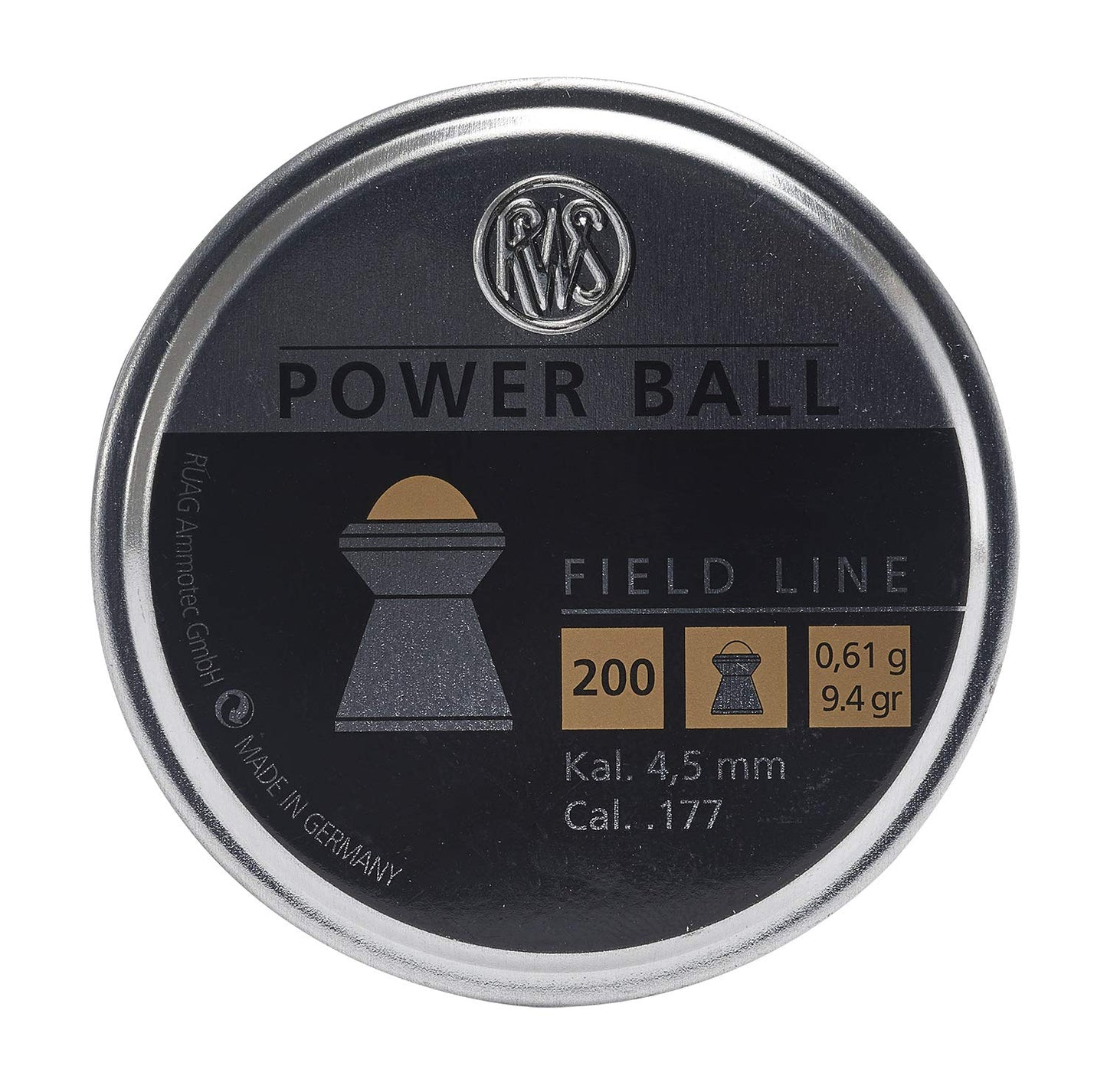 Rheinisch-Westfälische 2317414 RWS Power Ball 2317414 Air Gun Ammo .177