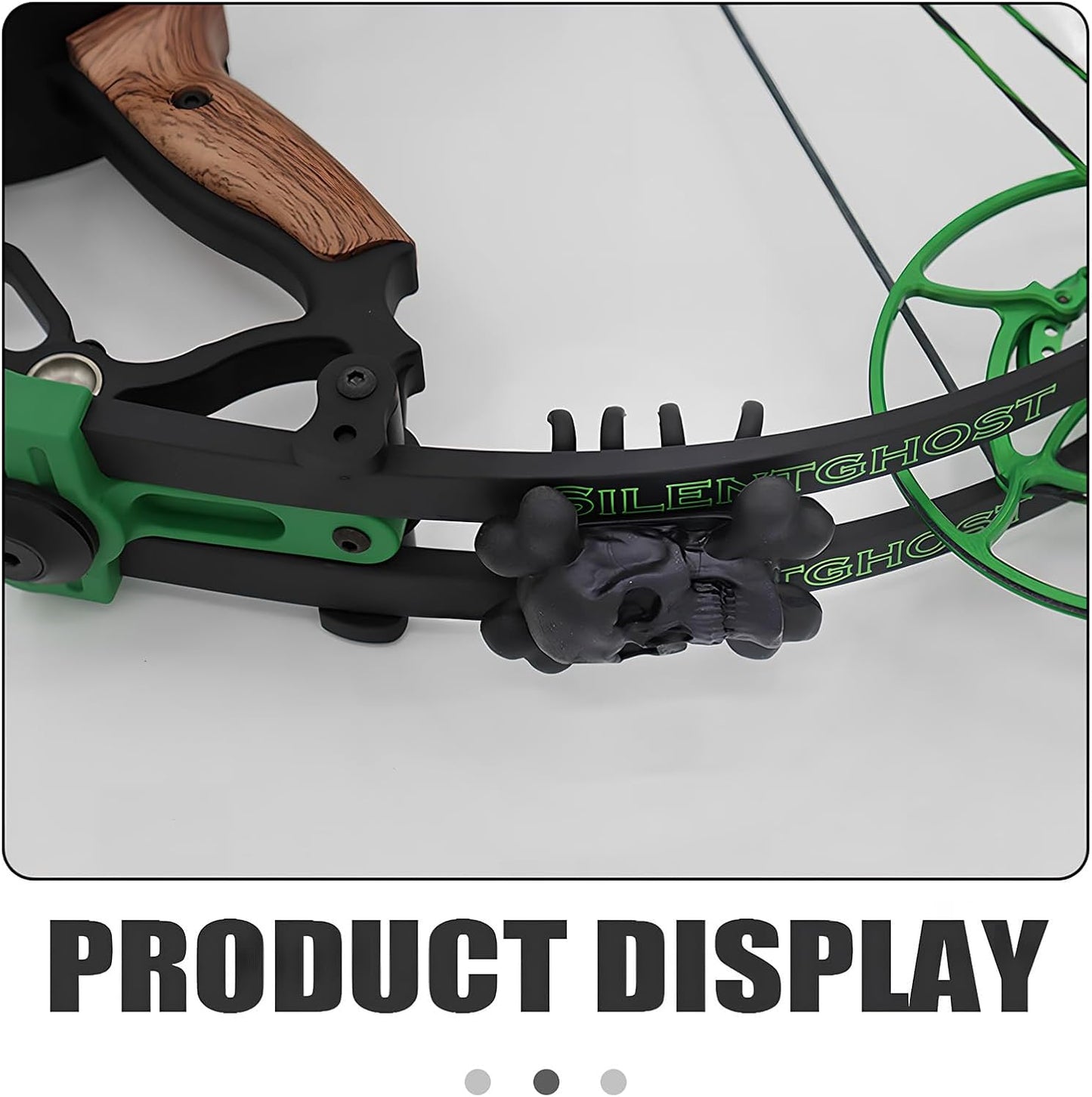 Sntxmy Bow Limbs Stabilizer - Vibration Damper & Split Limb Silencer - 2pcs Black