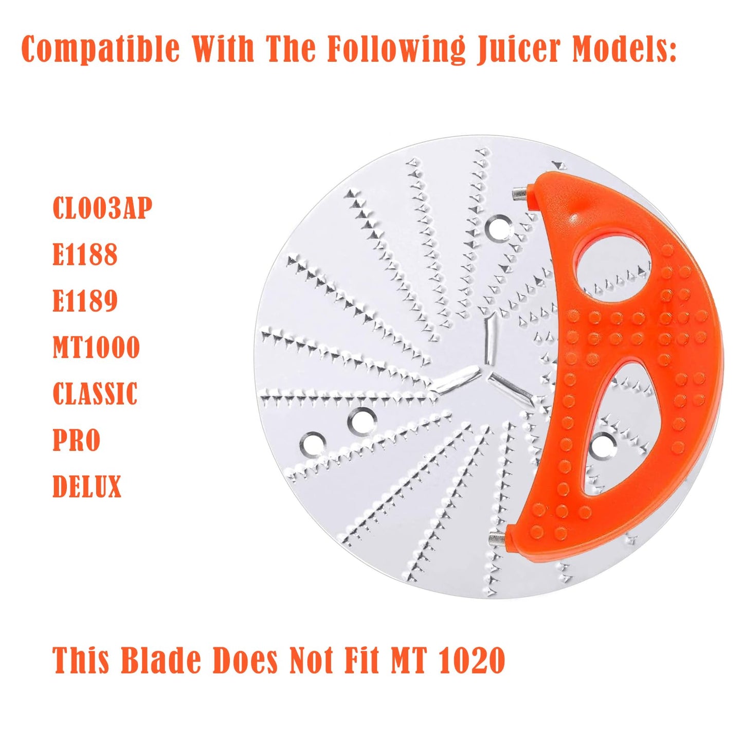 Blade and Crescent Tool Replacement For Jack Lalanne Power Juicer