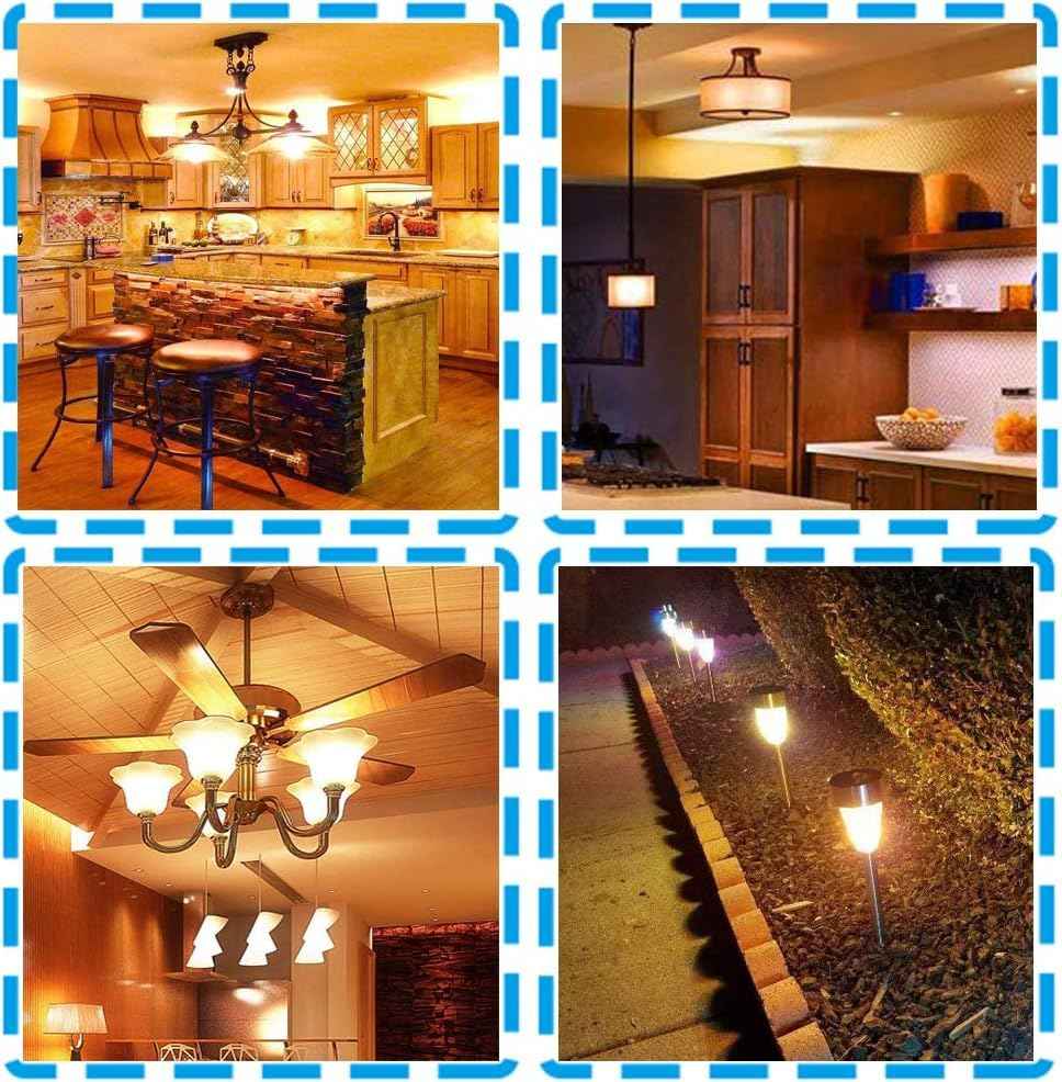 JSVSAL GY6.35 LED Bulb Dimmable,T4 JC Type GY6.35/G6.35 Bi-pin Base,AC/DC 12V Warm White 2700K 5W Equivalent to 40-50W Halogen Bulb for Pendant Light,Chandelier,Desk Light,Landscape Lighting,6-Pack