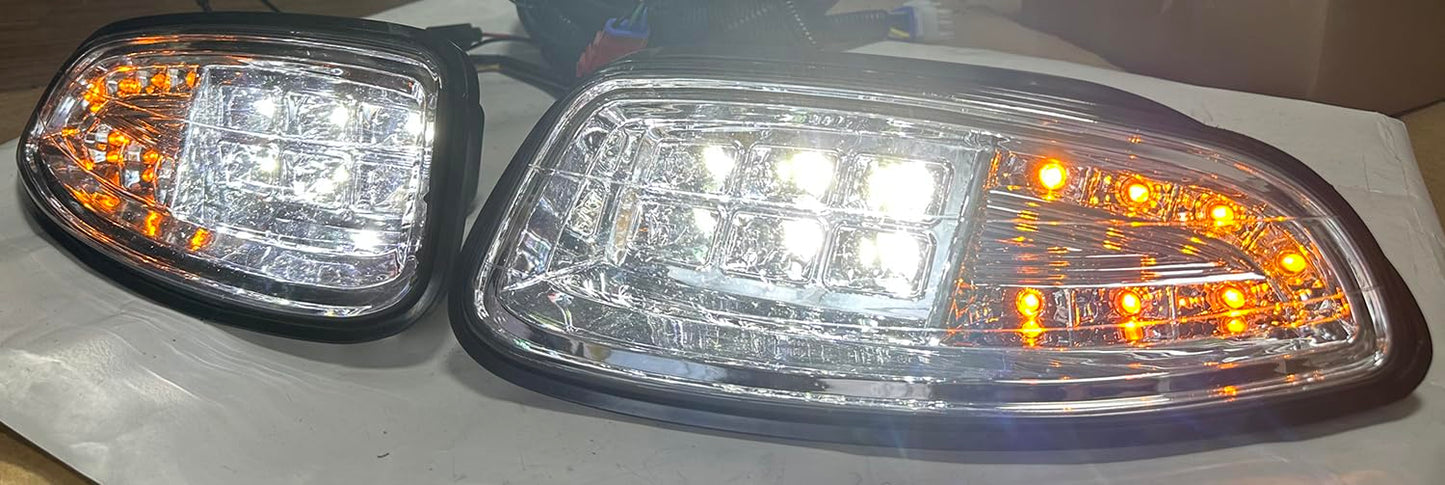 Dr.Acces Golf Cart LED Light Kit for EZGO RXV Golf Car Gas & Electric RXV Light Kit Yearly 2008-2015