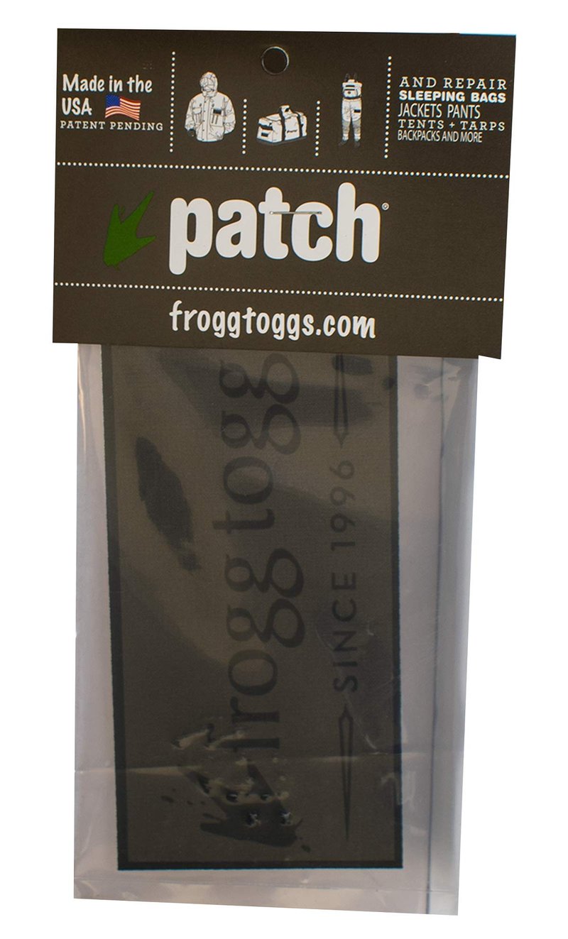 FROGG TOGGS NoSo Instant Repair Patch Kit - Perfect for Jackets, Sleeping Bags, Waders, Tents, tarps and More Brown 3x6