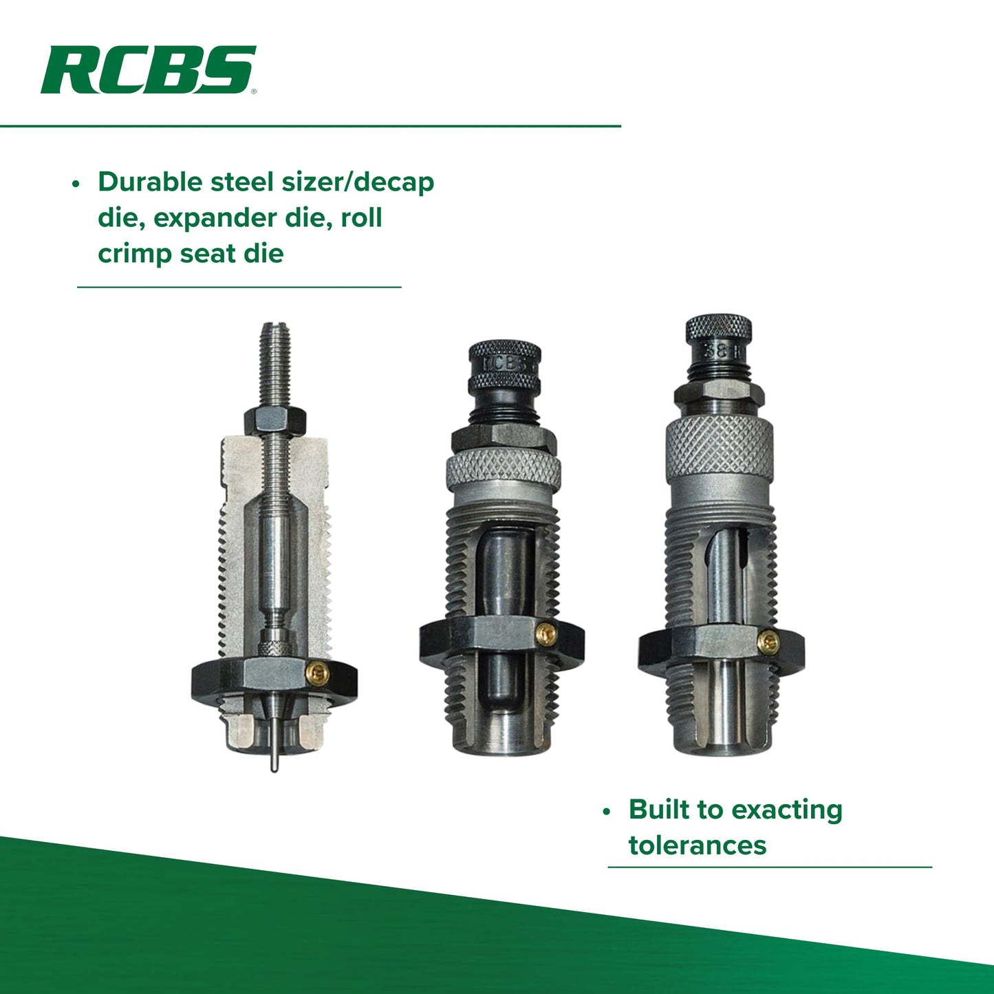 RCBS .45 Colt 3-Die Steel Set