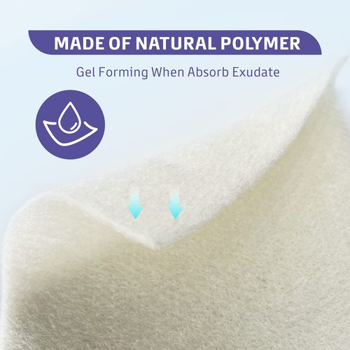 Conkote Alginate Wound Dressing Pads, 4” x 4” Pad Size, 20 Pack, Non-Stick Padding, Sterile, Highly Absorbent