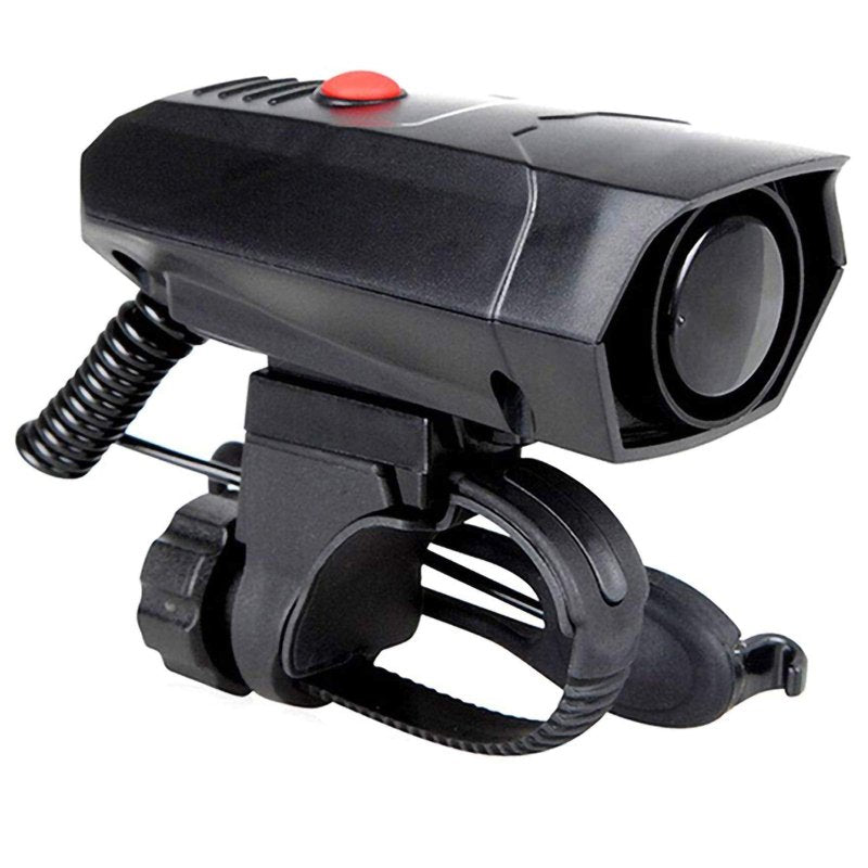 120dB Bike Horn Alarm - 5 Sound Modes, Loud Electric Bicycle Bell for Kids/Adults, Universal Handlebar Mount
