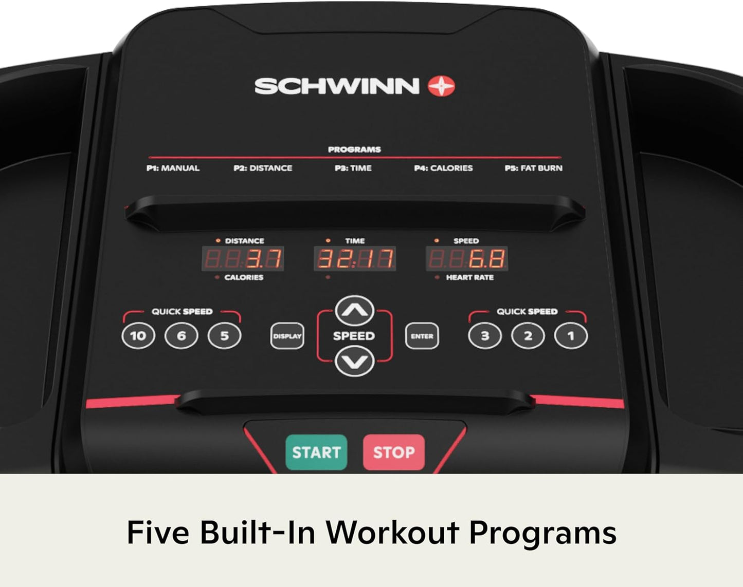 Schwinn Fitness Treadmill - Compact Design for Home Workouts | Foldable & Space-Saving