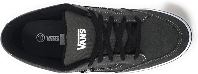 Vans Men's Bearcat Sneaker, Charcoal/White/Black, 7 M US
