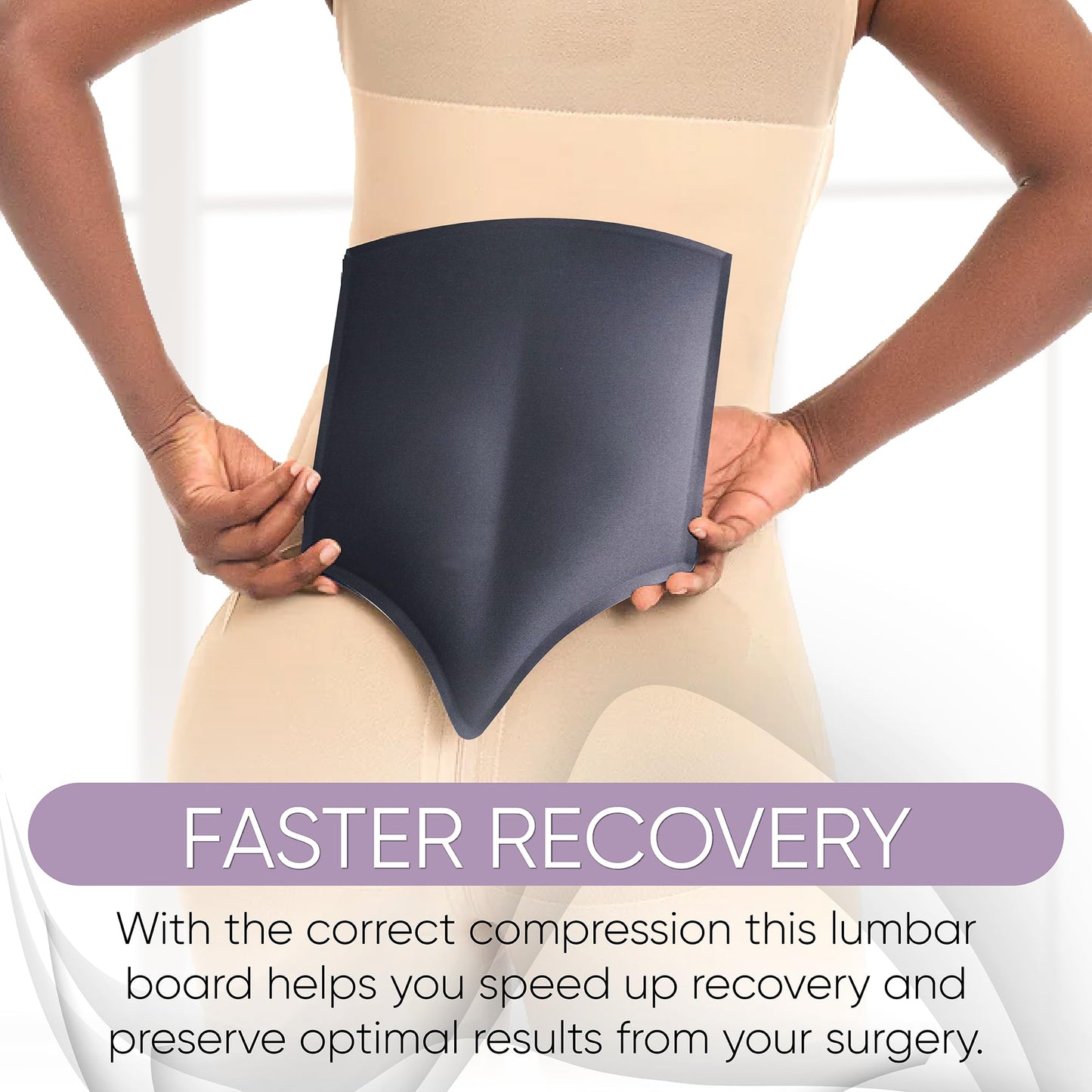 Lipo Express Lumbar Molder Back Board Liposuction BBL Post Surgery Supplies - Tabla Moldeadora de Espalda Post Cirugia