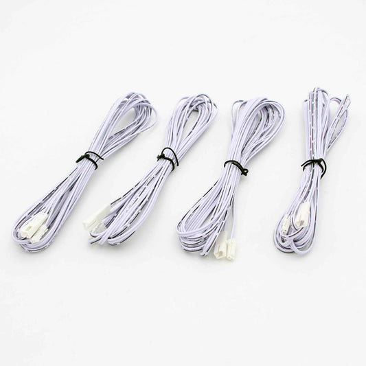 KOMIGAN 4 Pack 5 Meter (16.4ft) 2-PIN Dupont Terminal Male and Female Extension Cable for LED Lights
