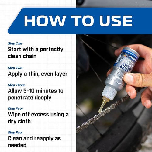 All Conditions Bike Chain Lube - All-Weather Lubricant for Bicycles & E-Bikes - Protects Against Wear & Corrosion - 120ml (4.06 oz)