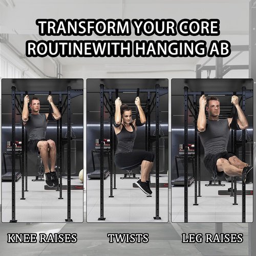 koukenbi Hanging Ab Straps for Pull Up Bar,Premium Fitness Padded Arm Supports For Core Strength & Abdominal Training,Pull Up Straps,Ab Sling Straps, Workout Straps,For Bodyweight Exercises