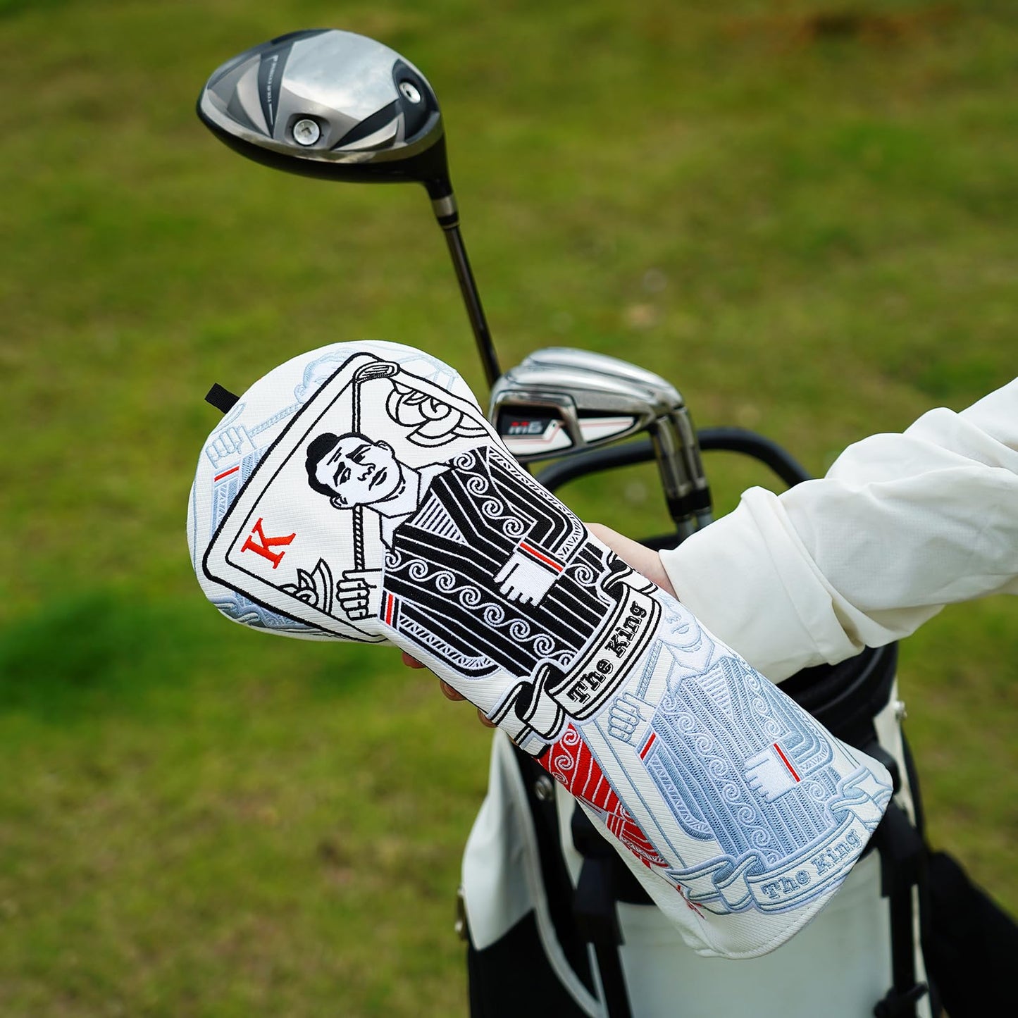 Golf Driver Headcover Fits for 466cc Driver Leather Head Cover Various Style Golfing Gift for Men Women