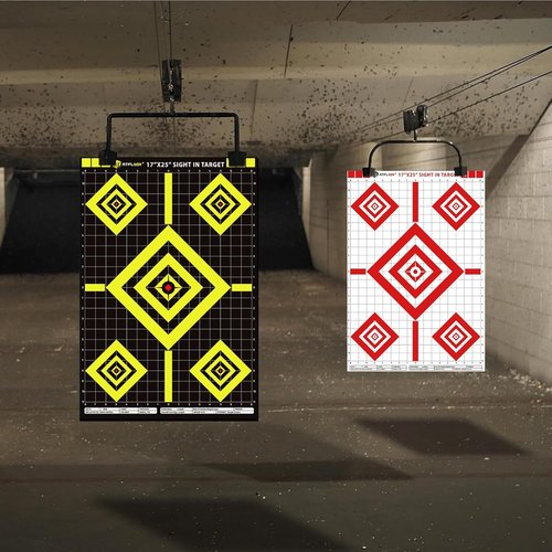 Atflbox High Visibility Shooting Range Target Paper - 17x25 Inch for Indoor/Outdoor Practice | Handgun, Pistol, Rifle, Airgun