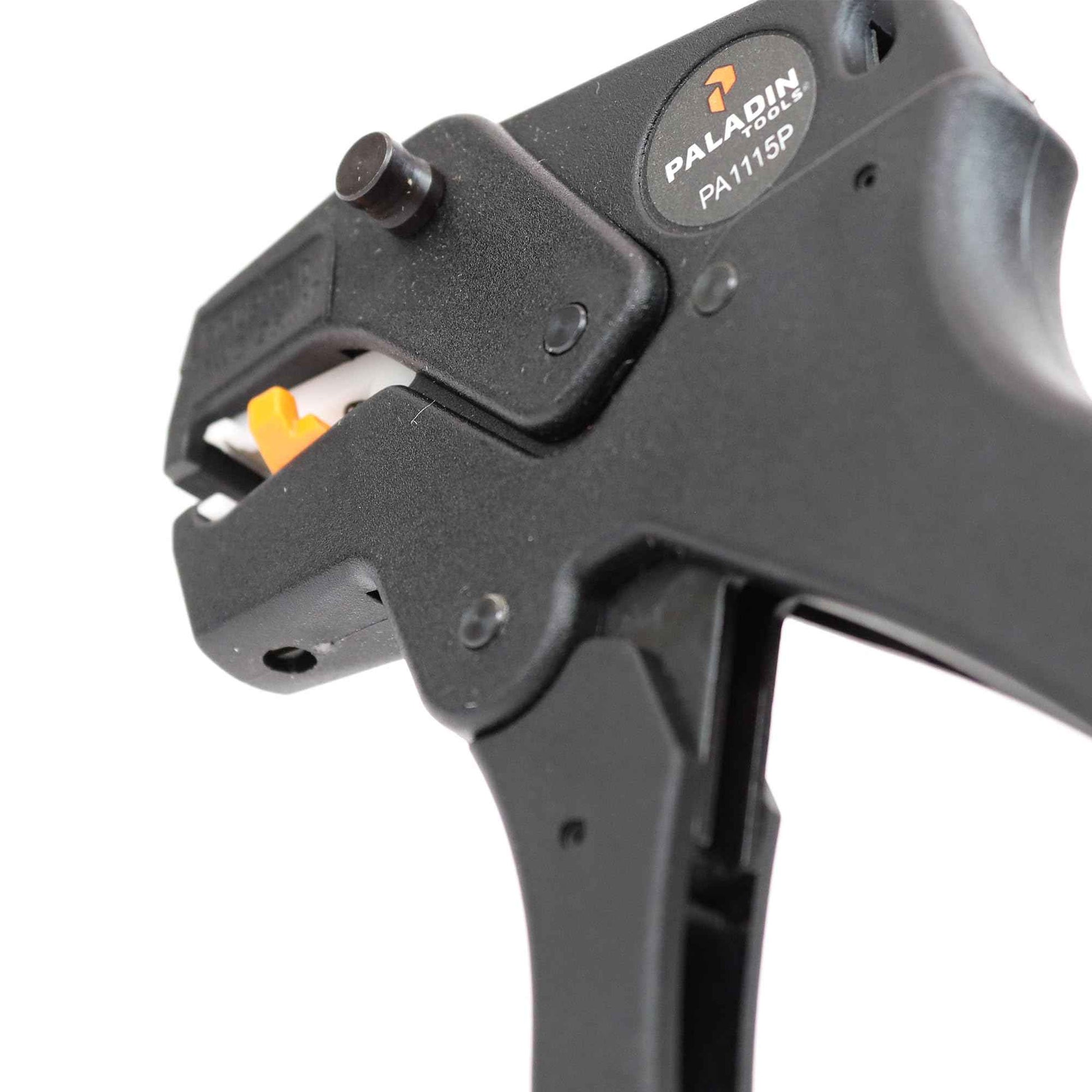 Paladin Tools PA1115P MINI-STRIPAX PLUS Automatic Wire Stripper & Cutter | 28-17 AWG PVC and Teflon Insulations | Professional Grade Wire Stripper Tool