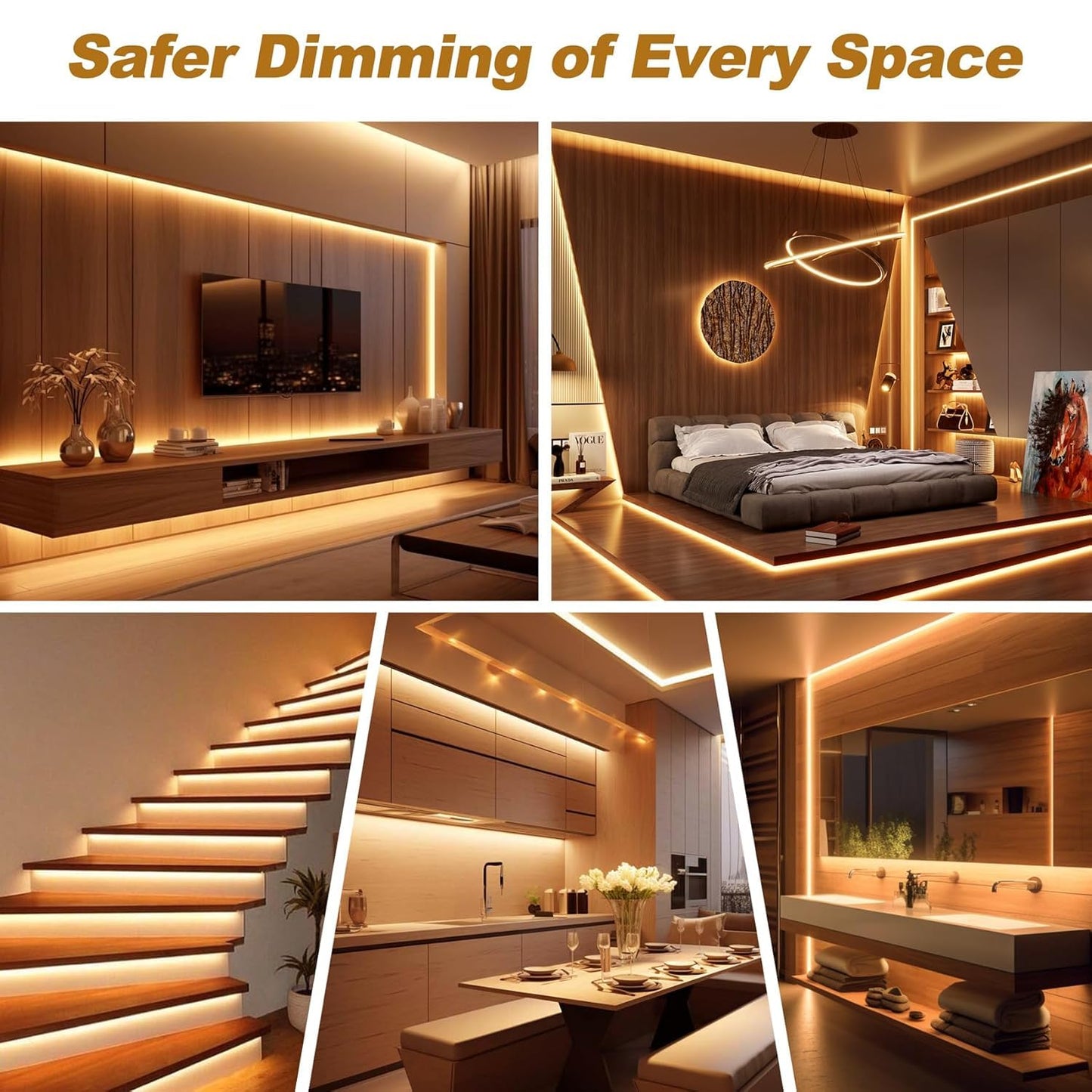 (2 Pieces) 96W 24V Dimmable LED Driver, Triac ELV/MLV LED Transformer Compatible with Lutron&Leviton Switches, Dimmable Power Supply 96W 24V for Light Smooth Flicker Free Dimming