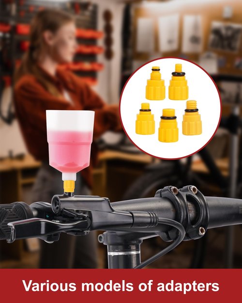 cyctravel Brake Bleed Kit for Shimano, TEKTRO, TRP Hydraulic Disc Brakes, Mountain Brake Bleed Kit Including High Performance Mineral Oil Brake Fluid. (3 * 60ml)