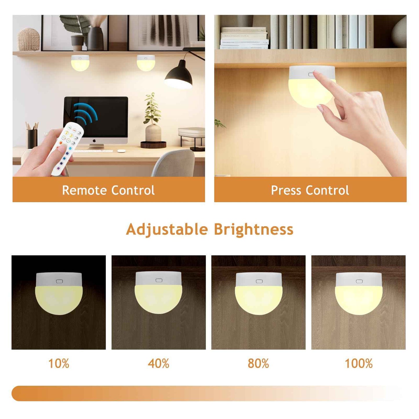 Aokpsrt E26 Rechargeable Light Bulbs with Remote Control, 15 Colors & 2000mAh LED Battery Operated Bulb with Timer & Dimmable, Wireless Puck Lights Bulb for Home 3 Packs
