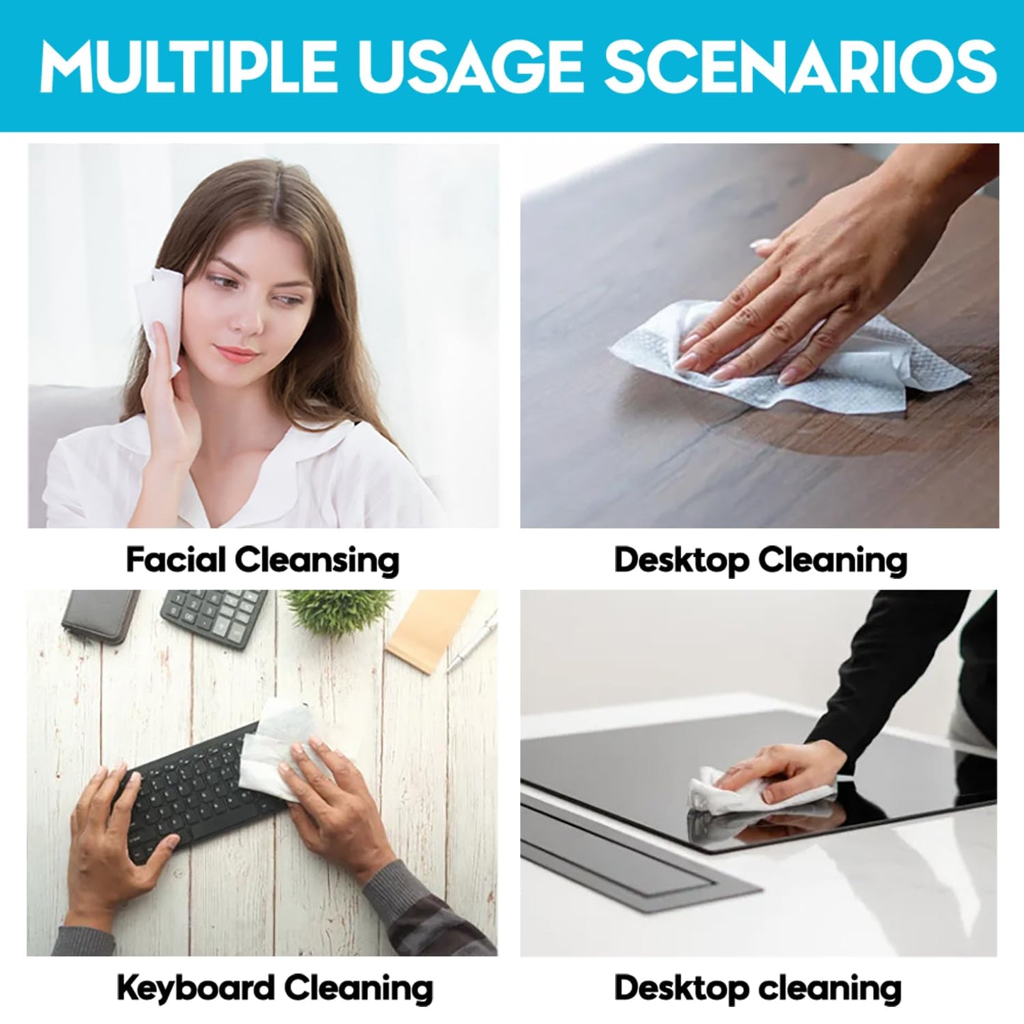 200 Pcs Mini Compressed Towels, Disposable Cleaning Towel, Compressed Hand Wipe, Camping Towel, Portable Compressed Coin Tissue for Travel/Home/Outdoor Activities（8X8.5in）