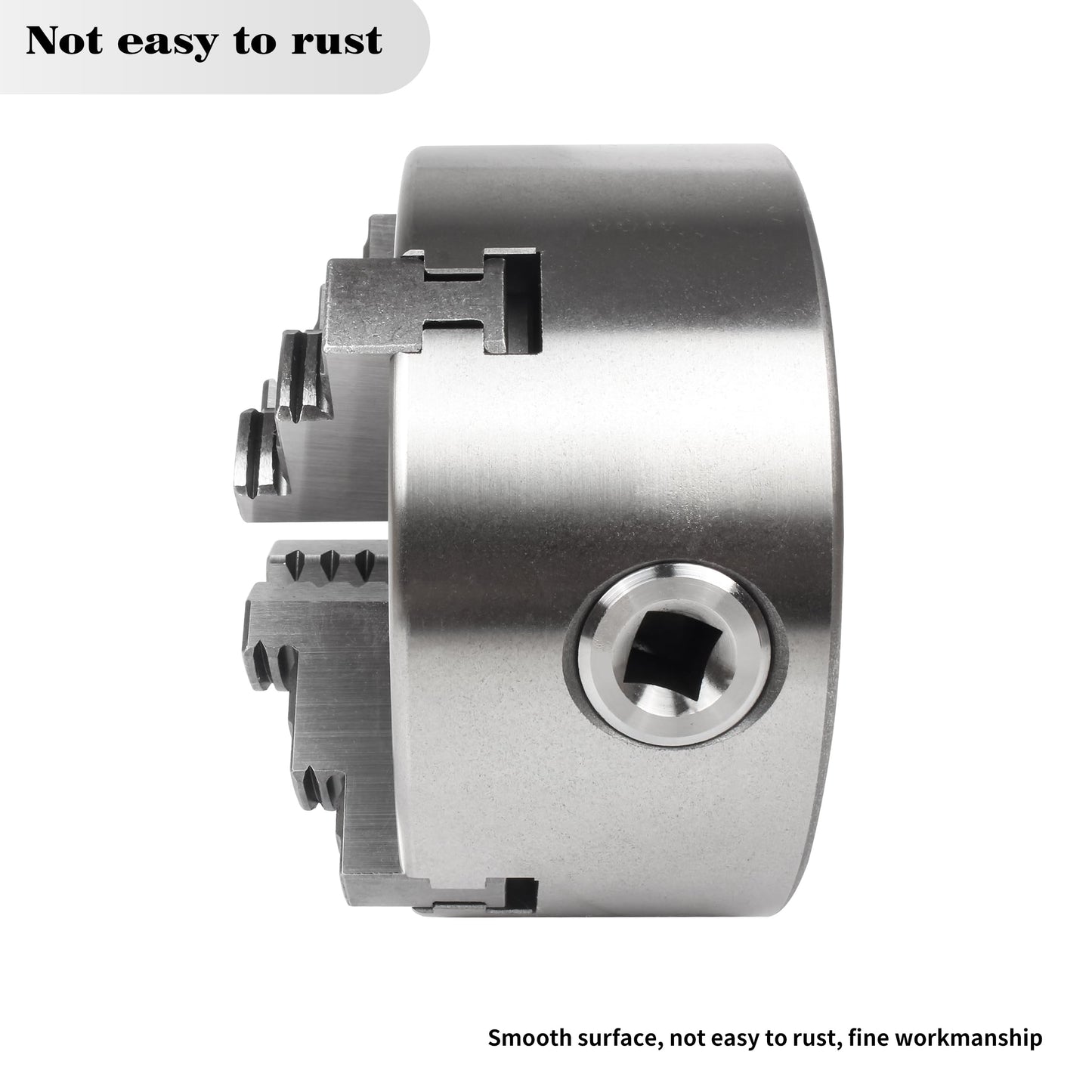 RATTMMOTOR 5" 4-Jaw K12-125mm Self-Centering Lathe Linkage Chuck 3000R/Min 100N.m 17KN, Precision Machining Center Wood Metal Lathe Chuck 30mm Through-Hole for CNC Router Engraver Milling Machine
