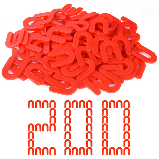 Horseshoe Shims Tile Spacers 1/8 Inch (3mm) 200Pcs U-Shaped Plastic Shims for Tiling Leveling System Floor Wall Ceramic Tile Stone Installation - Black