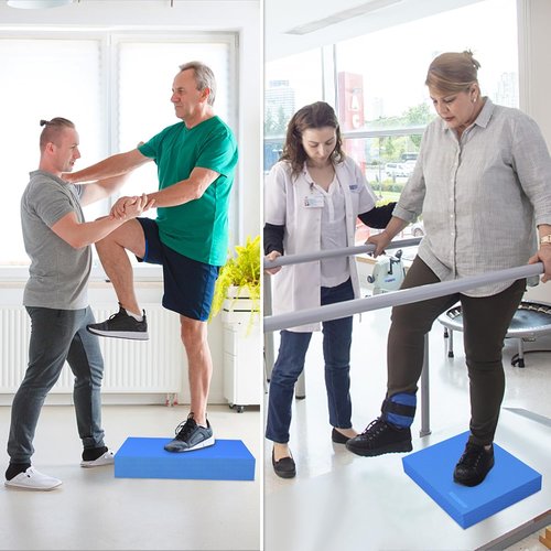 Balance Pad | Large Foam Balance Board for Physical Therapy & Rehabilitation - 15.8 x 13.2 x 2 Inches