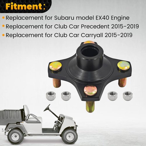 Teilelager 103995001 Golf Cart Rear Wheel Hub Replacement for Club Car Precedent Carryall 2015-2019, for Subaru EX40 Engine, 1039950-01