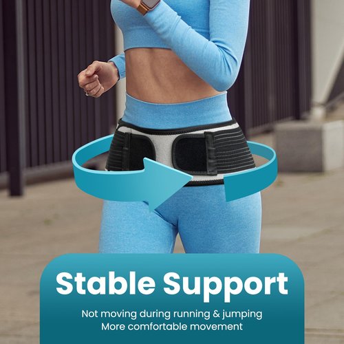 CEYOME Sacroiliac Hip Belt for Women & Men - Hip Brace Relief for SI Joint Pain, Lower Back & Sciatica | Stabilizing Pelvic Support with Enhanced Compression for Walking, Running & Standing